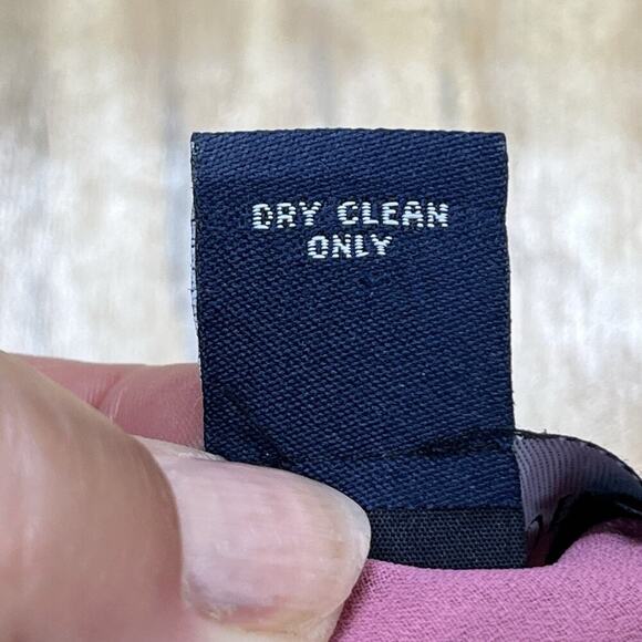 Vintage Ann Taylor Maxi Floral Dress Pink Size 8P Sheer Flowy Boho Feminine - Picture 7 of 16